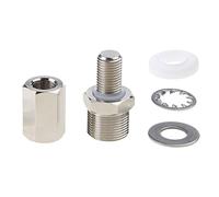 Limtula Surecom S215 Adattatore per Montaggio con Perno Resistente da 3/8 ' 24 a SO239 per Qualsiasi Adattatore per Montaggio con da 1/2 "