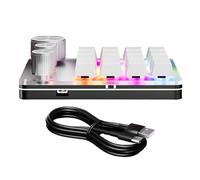 Limtula Tastierino programmabile con cavo USB C 16 3 manopole Design meccanico hotswap per giochi e applicazioni da ufficio Tastierino programmabile