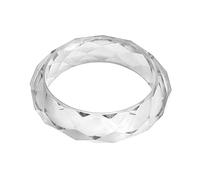 Limtula Unico cristallo sfaccettato resina scintillante rifrazione della luce elegante accessorio gioielli per donne alla moda uso quotidiano unico asimmetrico matrimonio, Misura unica, come descritto
