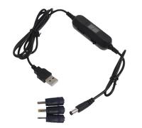Limtula USB da 5 V a 1, 5 V-12 V 2, 5 mm / 3, 5 mm / 4, 0 mm / 5 Convertitori Step up con 3 connettori Convertitori tensioni Step up