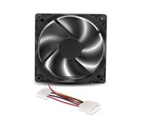 Limtula Ventola per Case da 4 Pin 3 Pin da 120 mm Ventola Raffreddamento silenziosa da 12 cm Raffreddatore CPU per Computer Silenzioso Dispositivo Raffreddamento Senza spazzole 12 V