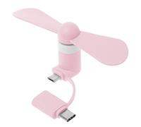 Limtula Ventola Raffreddamento 2 in 1 Tipo C USB per USB Tipo C per ventole Raffreddamento per Smartphone Ventola con Telecomando