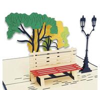 LIN 17384 3d pop up biglietti, con busta