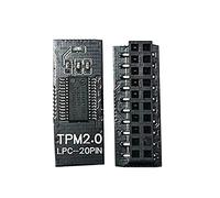 Lin 1pc TPM 2.0. Scheda for la Scheda di Sicurezza della crittografia Scheda remota Supporta Scheda Madre Multi-Brand 12 14 18 20-1 Pin Pin Going (Color : 20pin LPC)