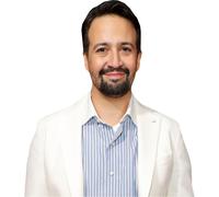 Lin-Manuel Miranda (white Jacket) Half Body Buddy Cutout