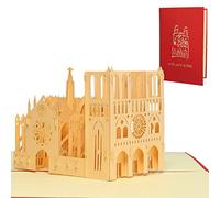 LIN - Pop Up 3D Biglietto d'auguri, Cattedrale Notre Dame de Paris, (#177)