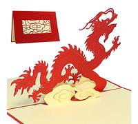 LIN - Pop Up 3D Biglietto d'auguri, Drago asiatico