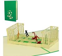 LIN - Pop Up 3D Biglietto d'auguri, Partita di calcio, (#132)