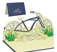 LIN - Pop Up 3D Biglietto di auguri, Bicicletta d'annata (#154)