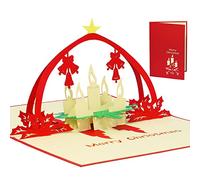 LIN - Pop Up 3D Biglietto di auguri per avvento, Corona dell'avvento (#436)