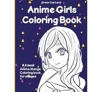 Lin Watchorn Anime Girls Coloring Book (Tascabile)
