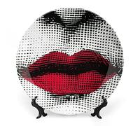 Lina Cavalieri - Piatto decorativo da parete, decorazione misteriosa da parete, con staffa e gancio speciale a molla, A25,7 cm