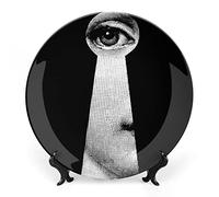 Lina Cavalieri - Piatto decorativo da parete, decorazione misteriosa da parete, con staffa e gancio speciale a molla, A9,17,8 cm