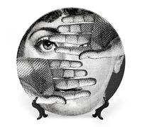 Lina Cavalieri Piatto decorativo da parete, misterioso piatto decorativo da parete, con staffa e speciale gancio a molla, A5,8"