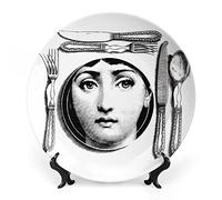 Lina Cavalieri - Piatto decorativo Fornase per il trucco del viso, decorazione da appendere alla parete, con staffa e speciale gancio a molla, stile - 82,8 cm
