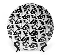 Lina Cavalieri - Piatto decorativo Fornase per il trucco del viso, decorazione da appendere alla parete, con staffa e speciale gancio a molla, stile - 66,3 cm