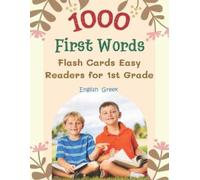 Lina Kauffman 1000 First Words Flash Cards Easy Readers for 1st Grad (Tascabile)