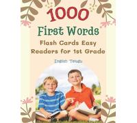 Lina Kauffman K 1000 First Words Flash Cards Easy Readers for 1st Gr (Tascabile)