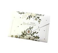 LINA OFFICINE GRAFICHE CREATIVE Biglietto Auguri Matrimonio Portasoldi, Busta Interna per Regalo Sposi inclusa - con Etichetta Chiudi Busta, 11 x 16 cm 96-269