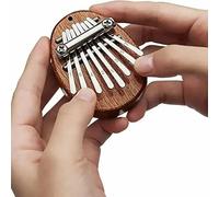LinaLife Mini Kalimba a 8 tasti, squisito pianoforte da dito con pollice e marimba, ottimo accessorio musicale, regalo per bambini, adulti e principianti, musicale tascabile