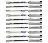 LINC Executive Penna gel/Retrattili e ricaricabili/Scatto scorrevole e precisa/Diametro punta 0,7 mm/Spessore tratto 0,5 mm/Nero/Scuola e ufficio/10 pezzi