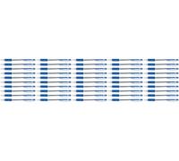 LINC Tip Top Grip Penna a sfera/Retrattili e ricaricabili/Scatto scorrevole e precisa/Diametro punta 0,7 mm/Spessore tratto 0,3 mm/Blu/Scuola e ufficio/50 pezzi