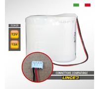 LINCE 2LSH20 7,2V 13Ah batteria al Litio SAFT con connettore