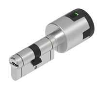 Lince - Cilindro di sicurezza CPLUS ALARM 40+B30 con allarme da 100 dB | Doppia sicurezza |Con fusibile meccanico per una rottura programmata |Libro con 5 chiavi | Finitura nichelata