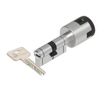Lince - Cilindro di sicurezza CPLUS ALARM 60+B30 con allarme da 100 dB | Doppia Sicurezza | Fusibile meccanico per una rottura programmata | Libro con 5 chiavi | Nichelato