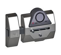 LINCE Hasp Alta Sicurezza 7930 RSA Allarme 100dB-CROMATO, Cromo, 0