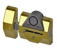 Lince Hasp Alta Sicurezza 7930 RSA Allarme 100dB-DORATO, Oro, 0