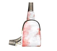 L'inchiostro alla moda rosso e oro fanny pack borse crossover carine per le donne per il viaggio, Inchiostro, rosso e oro, 1 size