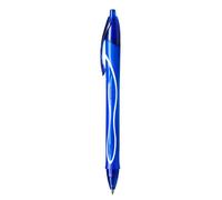 Penna a sfera a scatto Gelocity Quick Dry - punta 0,7mm - nero - Bic - conf. 12 pezzi