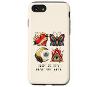 L'inchiostro è la mia mappa della vita (Tattoo Graphic) Custodia per iPhone SE (2020) / 7/8