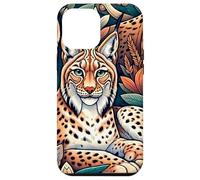 Linci selvatiche tra le foglie Custodia per iPhone 12 Pro Max