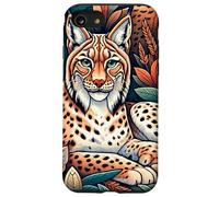 Linci selvatiche tra le foglie Custodia per iPhone SE (2020) / 7/8