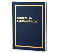 Lincia 1 Pack Hardcover Record Log Books 12 x 9 Inches Blue Daily Tracking Notebook Multipurpose Organizer Journal for Daily Logging and Record Keeping