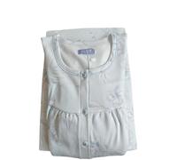 Linclalor Camicia da Notte Invernale Manica Lunga Serafino Raglan Interlock Cielo (Cielo, 50)