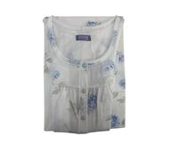 Linclalor Camicia da Notte Manica Corta Serafino Raglan (Azzurro, 48)
