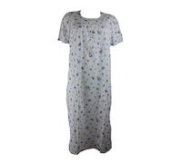 Linclalor.Camicia Notte 100% Cotone Maglina Manica Corta Taglie Forti E CALIBRATE Art.74671 (48, Bianco Pacifico)