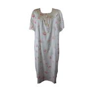 Linclalor Camicia NOTTE100% Cotone Maglina Manica Corta Fino alla TG 64 Taglie Forti E CALIBRATE Art.75154 (Bianco Glossy, 62)
