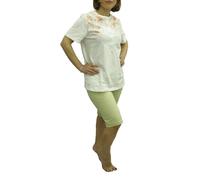 Linclalor Pigiama da Donna Estivo con Bermuda. Disponibile Fino alla Taglia 58