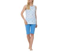 Linclalor Pigiama da Donna Estivo con Bermuda e Canotta. Disponibile Fino alla Taglia 60