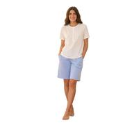 Linclalor Pigiama Donna Estivo con Bermuda e Maglia Mezza Manica