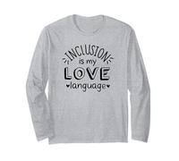 L'inclusione è Il Mio linguaggio d'Amore - Consapevolezza dell'autismo Maglia a Manica