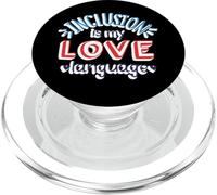 L'inclusione è il mio linguaggio d'amore - Consapevolezza dell'autismo PopSockets PopGrip per MagSafe