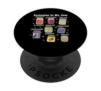 L'inclusione è la mia marmellata Supporto per l'autismo per insegnanti di istruzione speciale PopSockets PopGrip Adesivo