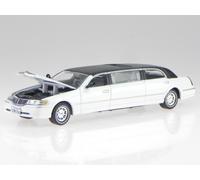 Lincoln Town Car 2000 bianco Dach nero modello di auto 36310 Vitesse 1:43
