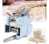 LINCYS Macchina Automatica Avvolgere Gnocchi, Macchina Ravioli, 50-60 Pezzi/Min, Involtini Primavera/Ravioli Commerciali Multifunzionali con Stampo da 3,14 Pollici (80 Mm),RoundMold+SquareMold