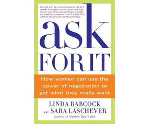 Linda Babcock Sara Laschever Ask For It (Tascabile)